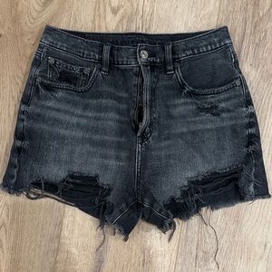 American Eagle Outfitters Black Jean Shorts